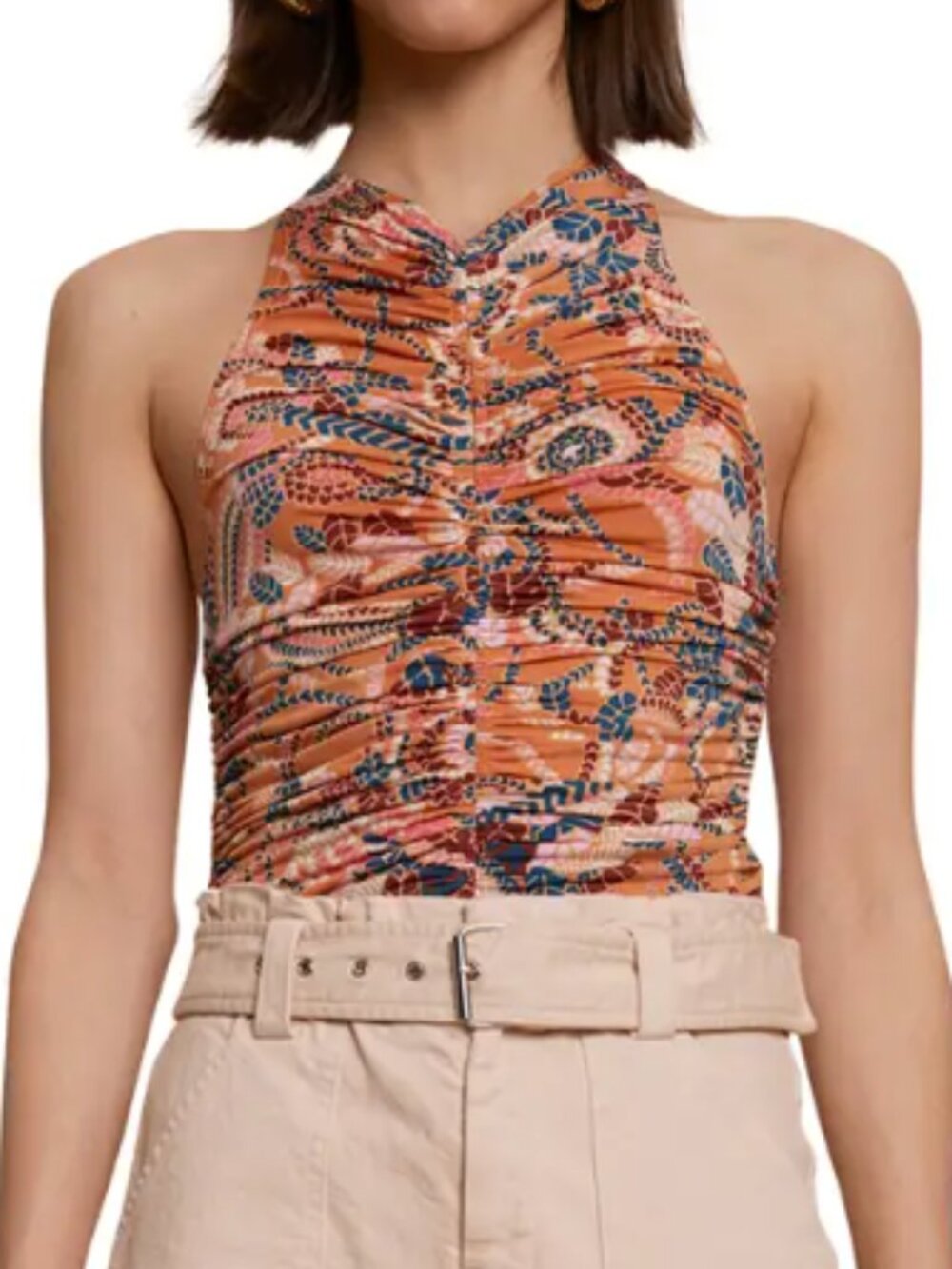 A.L.C Adley Ruched Top XS